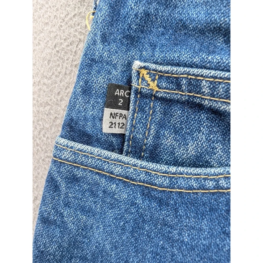 Carhartt Men's FR Flame Resistant Jeans 32x36 Blue Cotton Straight Fit NFPA 2112